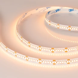 Фото #1 товара Светодиодная лента RT-A240-10mm 24V Warm2400 (19.2 W/m, IP20, 3528, 5m) (Arlight, Открытый)