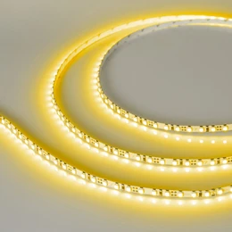 Фото #1 товара Светодиодная лента RT-A120-5mm 12V Yellow (9.6 W/m, IP20, 5m) (Arlight, 9.6 Вт/м, IP20)