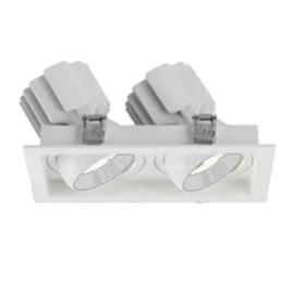 Фото #1 товара Светильник MS-VORTEX-BUILT-S250x140-2x30W Warm3000 (WH-WH, 17 deg, 230V) (Arlight, IP20 Металл, 5 лет)