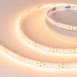 Фото #1 товара Светодиодная лента RT-A180-8mm 24V Warm2400 (14.4 W/m, IP20, 3528, 5m) (Arlight, Открытый)