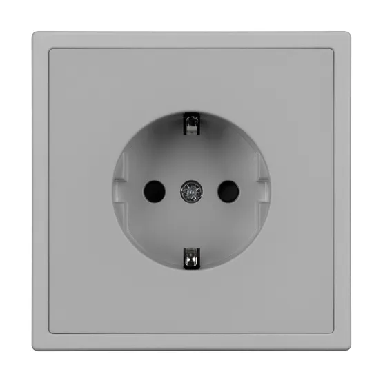 Фото #4 товара ARL NOBE Розетка зк со шторками софт-тач никель SCT-MEU-SFPL-IS (250V, 16A) (Arlight, -)