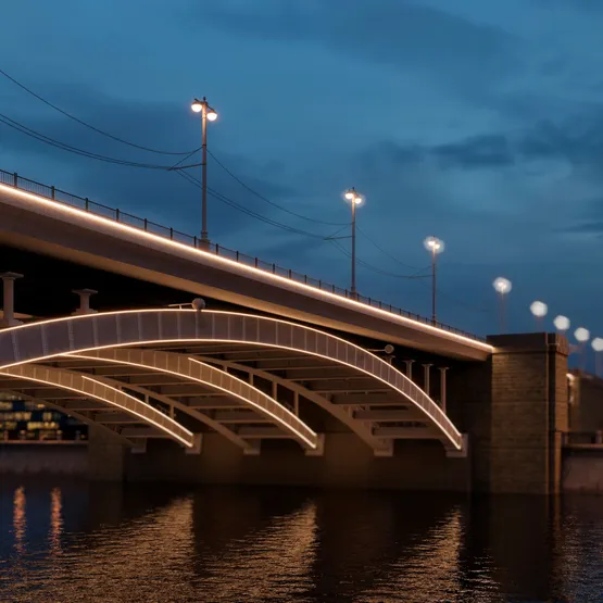 Фото #2 товара Светодиодная лента герметичная MOONLIGHT-PRO-SIDE-X320-12x24mm 48V Day4000 (10 W/m, IP67, 30m, wire x2) (Arlight, Вывод боковой, 7 лет)