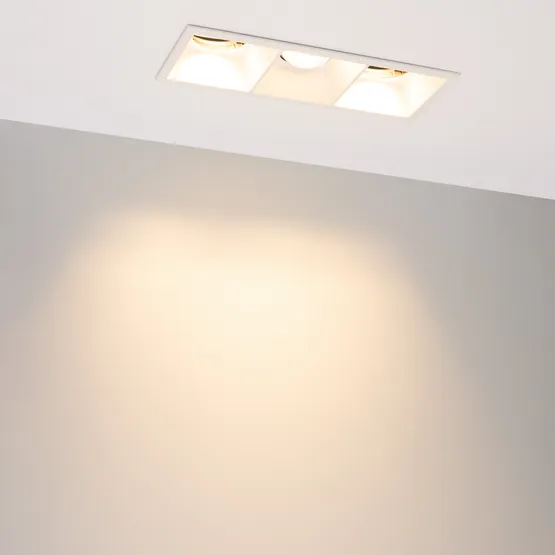 Фото #3 товара Светильник MS-FLOW-BUILT-S230x85-3x12W Warm3000 (BK, 38 deg, 230V) (Arlight, IP20 Металл, 5 лет)