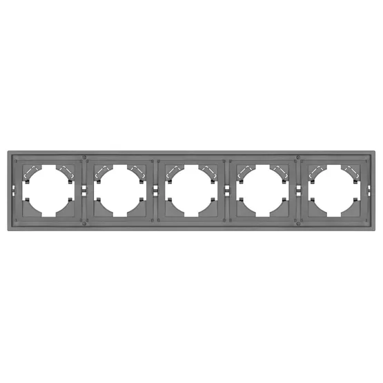 Фото #3 товара Рамка пластиковая FRM-TENDO-PL-5-GR (Arlight, Графитовый)