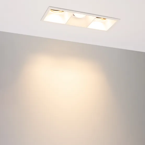 Фото #5 товара Светильник MS-FLOW-BUILT-S230x85-3x6W Warm3000 (BK, 15 deg, 230V) (Arlight, IP20 Металл, 5 лет)