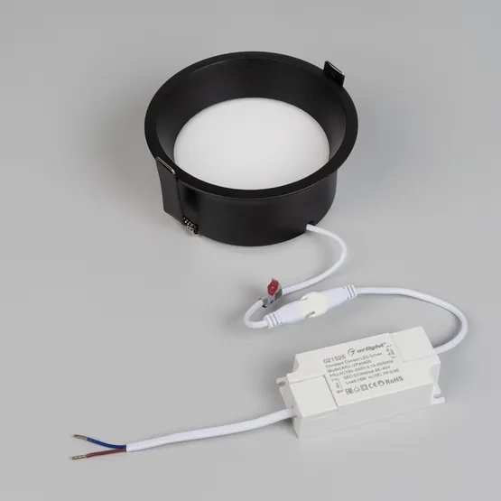 Фото #4 товара Светильник MS-BREEZE-BUILT-R125-16W Day4000 (BK, 85 deg, 230V) (Arlight, IP20 Металл, 5 лет)