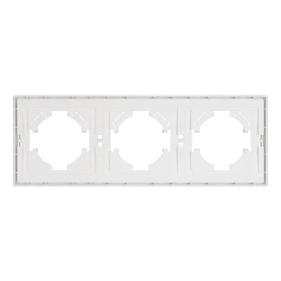 Фото #3 товара Рамка пластиковая FRM-TENDO-SFPL-3-WH (Arlight, Матовый белый)