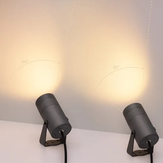 Фото #2 товара Прожектор ALT-SPARK-ZOOM-R75-18W Warm3000 (Графит, 35-60 deg, 230V) (Arlight, IP67 Металл, 5 лет)
