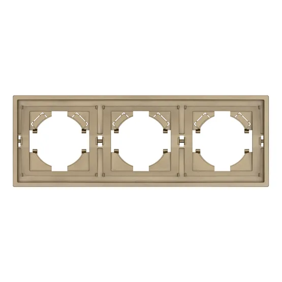 Фото #2 товара Рамка пластиковая FRM-TENDO-SFPL-3-GD (Arlight, Матовый песочный)