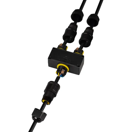 Фото #2 товара Коннектор NEO-GERM-3pin-Y-WTW (4-8mm) (Arlight, IP68)