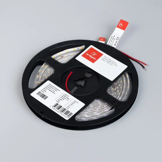 Фото #2 товара Светодиодная лента герметичная ULW-SE-A80-5mm 24V Warm3000 (5 W/m, IP65, 5m) (Arlight, CRI>90)