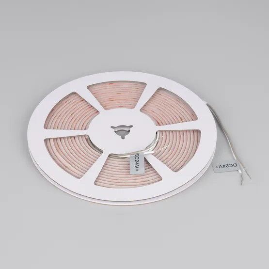 Фото #2 товара Светодиодная лента герметичная MICROLED-SEW-M320-3mm 24V Warm2700 (6 W/m, IP65, 5m) (Arlight, CRI>90)