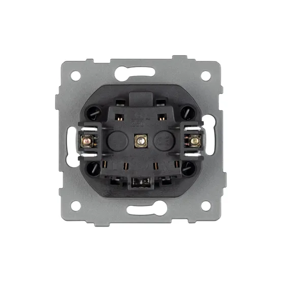 Фото #3 товара Механизм электрической розетки SCT-MEU1-PL-GR-V (250V, 16A) (Arlight, -)