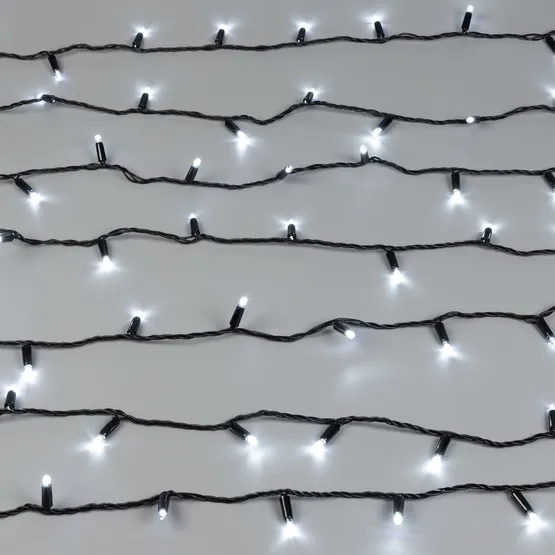 Фото #2 товара Светодиодная гирлянда ARD-STRING-CLASSIC-10000-BLACK-100LED-STD WHITE (230V, 7W) (Ardecoled, IP65)