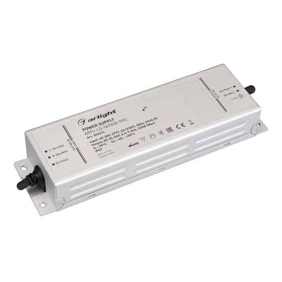 Фото товара Блок питания ARPJ-LG-567650-PFC (320W, 25-56V, 4.2-7.65A) (Arlight, IP67 Металл, 5 лет)