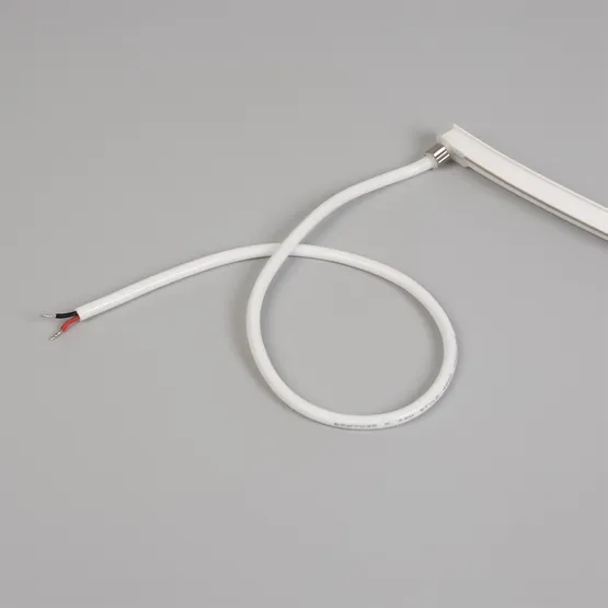 Фото #2 товара Светодиодная лента герметичная MOONLIGHT-3D-T-X544-10x10mm 24V Warm3000 (8 W/m, IP67, 5m, wire x1) (Arlight, Вывод боковой, 5 лет)