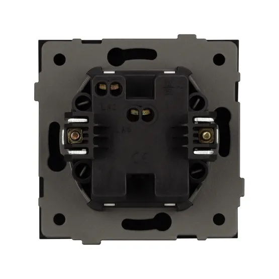 Фото #2 товара Механизм выключателя одноклавишный непроходной SWT-TENDO-MK01-PL-BK (230V, 10A) (Arlight, Черный)