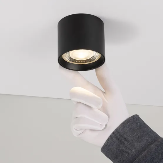 Фото #3 товара Светильник SP-DICE-R77-10W Warm3000 (BK, 24 deg, 230V) (Arlight, IP54 Металл, 5 лет)