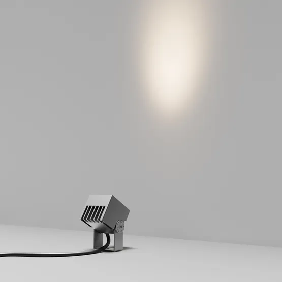 Фото #3 товара Светильник ALT-BLOCK-S65x65-5W Warm3000 (GR, 36 deg, 230V) (Arlight, IP66 Металл, 3 года)