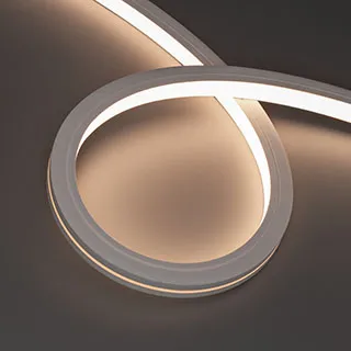 Фото #1 товара Светодиодная лента герметичная MOONLIGHT-PRO-TOP-X320-20x20mm 48V Day4000 (10 W/m, IP67, 30m, wire x2) (Arlight, Вывод боковой, 7 лет)