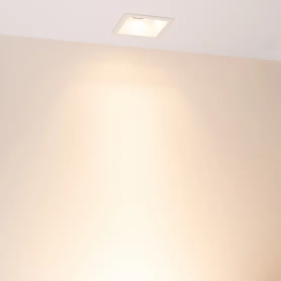 Фото #6 товара Светильник MS-FLOW-BUILT-S85x85-6W Warm3000 (WH, 38 deg, 230V) (Arlight, IP20 Металл, 5 лет)