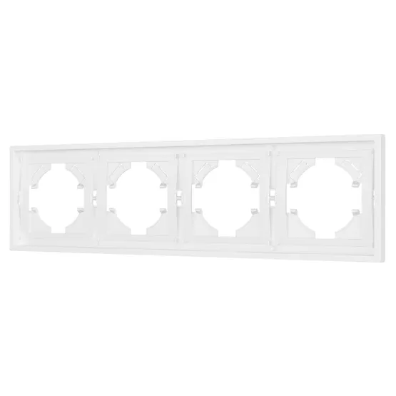 Фото #1 товара Рамка пластиковая FRM-TENDO-PL-4-WH (Arlight, Белый)