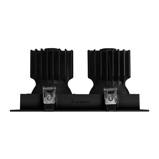 Фото #2 товара Светильник MS-VORTEX-BUILT-S210x117-2x20W Warm3000 (BK-BK, 20 deg, 230V) (Arlight, IP20 Металл, 5 лет)