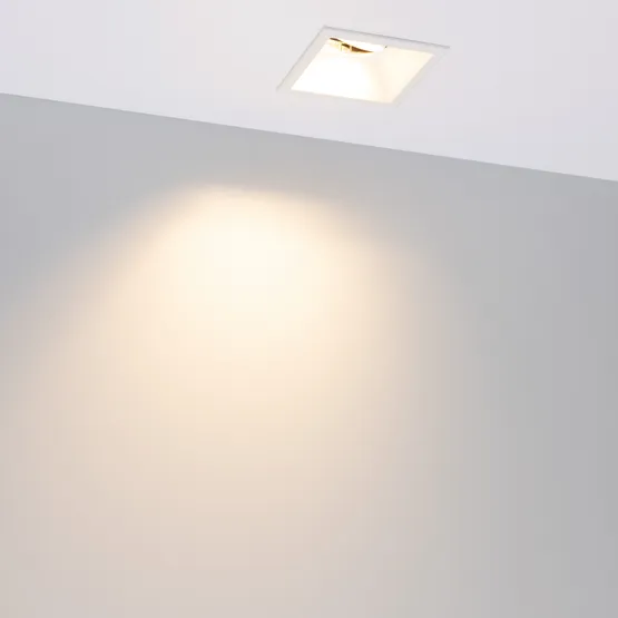 Фото #6 товара Светильник MS-FLOW-BUILT-S85x85-6W Warm3000 (WH, 55 deg, 230V) (Arlight, IP20 Металл, 5 лет)