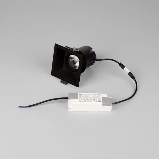 Фото #5 товара Светильник MS-FLOW-BUILT-S85x85-12W Day4000 (BK, 55 deg, 230V) (Arlight, IP20 Металл, 5 лет)