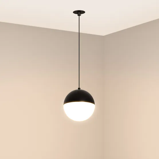Фото #2 товара Светильник SP-EMISFERO-HANG-BUILT-R150-11W Warm3000 (BK, 170 deg, 230V) (Arlight, IP20 Металл, 3 года)