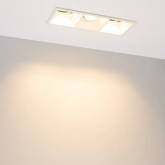 Фото #2 товара Светильник MS-FLOW-BUILT-S230x85-3x12W Warm3000 (BK, 55 deg, 230V) (Arlight, IP20 Металл, 5 лет)