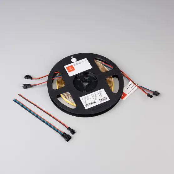 Фото #3 товара Светодиодная лента SPI-COB-X378-12mm 24V Day4000-PX21-BPT (8 W/m, IP20, 5m) (Arlight, бегущий огонь)