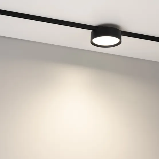 Фото #2 товара Светильник MAG-MICROCOSM-RONDO-R105-10W Day4000 (BK, 90 deg, 24V) (Arlight, IP20 Металл, 5 лет)