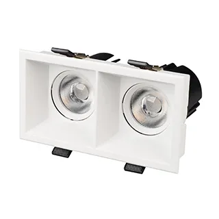 Фото #1 товара Светильник MS-FLOW-BUILT-S157x85-2x6W Warm3000 (WH, 55 deg, 230V) (Arlight, IP20 Металл, 5 лет)