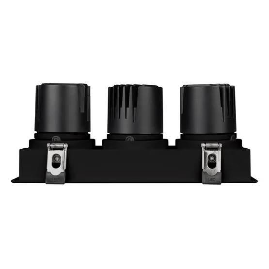 Фото #6 товара Светильник MS-FLOW-BUILT-S230x85-3x12W Warm3000 (BK, 55 deg, 230V) (Arlight, IP20 Металл, 5 лет)