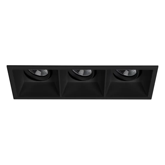 Фото #1 товара Светильник MS-FLOW-BUILT-S230x85-3x6W Warm3000 (BK, 15 deg, 230V) (Arlight, IP20 Металл, 5 лет)