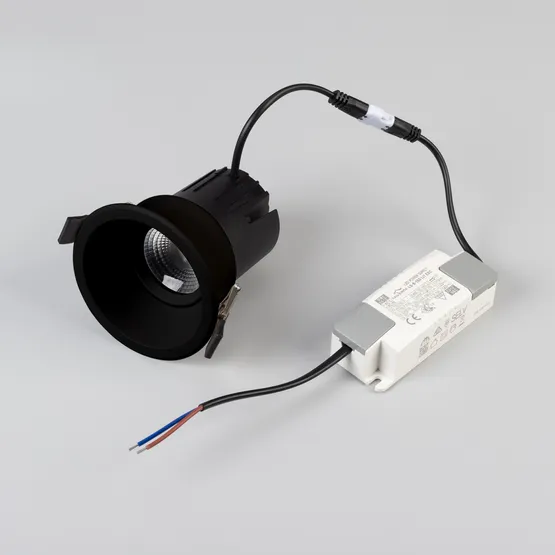Фото #6 товара Светильник MS-FLOW-BUILT-R85-12W Day4000 (BK, 38 deg, 230V) (Arlight, IP20 Металл, 5 лет)