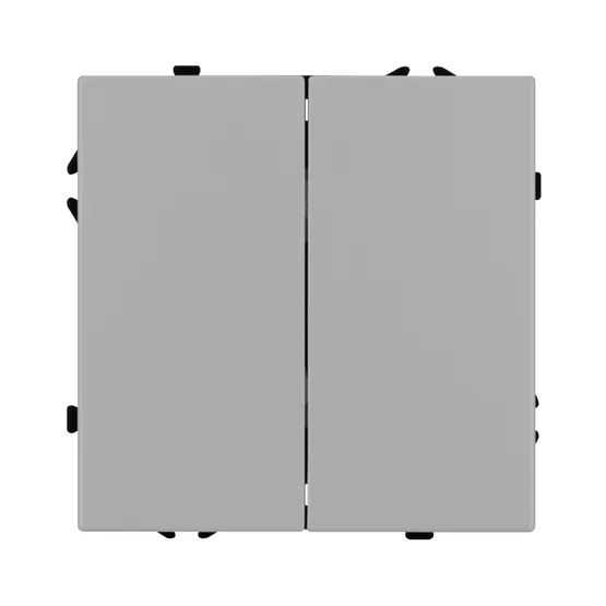 Фото #2 товара Механизм выключателя двухклавишный непроходной SWT-NOBE-MK02-SFPL-IS (230V, 10A) (Arlight, -)