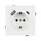 Минифото #3 товара Механизм розетки с USB зарядкой SCT-TENDO-MUAC-SFPL-WH (230V, 16A) (Arlight, Матовый белый)