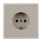 Минифото #4 товара ARL NOBE Розетка зк со шторками софт-тач кашемир SCT-MEU-SFPL-CA (250V, 16A) (Arlight, -)