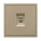 Минифото #3 товара Механизм телефонной розетки SCT-NOBE-MTL1-SFPL-GD (RJ-11, 4C) (Arlight, Золотой песок)