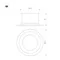 Минифото #3 товара Светильник MS-DROP-BUILT-R84-8W Warm2700 (BK, 85 deg, 230V) (Arlight, IP54 Металл, 5 лет)