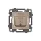 Минифото #2 товара Механизм компьютерной розетки SCT-MPC1-PL-GD-V (RJ-45, CAT6) (Arlight, -)